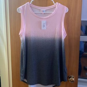LuLaRoe Cocoa Sleeveless Top - Ombré